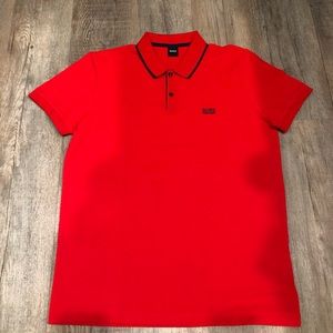 Hugo Boss New size XXL red navy blue trim